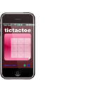 download Javascript Phone Tictactoe Game clipart image with 135 hue color