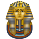 download Golden Mask Tutanchamun clipart image with 0 hue color