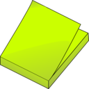 download Post Its clipart image with 0 hue color