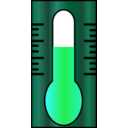download Thermometer Icon clipart image with 135 hue color