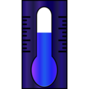 download Thermometer Icon clipart image with 225 hue color