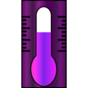 download Thermometer Icon clipart image with 270 hue color