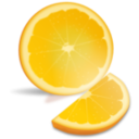 download Orange Slice clipart image with 0 hue color