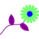 download Daisy Fuchsia clipart image with 180 hue color