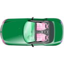 download Bmw Z4 Top View clipart image with 270 hue color