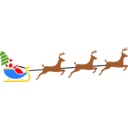 download Color Santa clipart image with 0 hue color