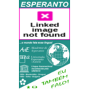 download Esperanta Propagando clipart image with 315 hue color