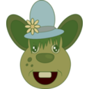 download Greenmouse clipart image with 0 hue color