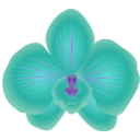 download Orchid clipart image with 225 hue color