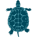 download Turtle clipart image with 135 hue color