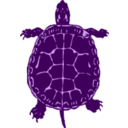 download Turtle clipart image with 225 hue color