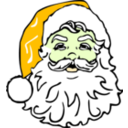 download Classic Santa clipart image with 45 hue color
