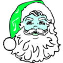 download Classic Santa clipart image with 135 hue color