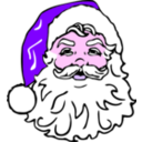 download Classic Santa clipart image with 270 hue color