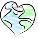 download Earth Heart clipart image with 0 hue color