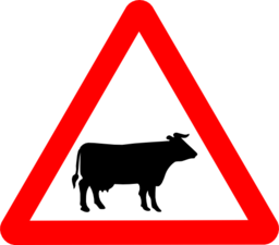 Roadsign Cattle