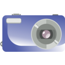download Digital Camera clipart image with 270 hue color