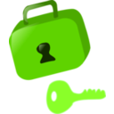 download Lock And Key clipart image with 45 hue color