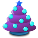 download Christmas Icon clipart image with 180 hue color