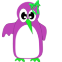 download Cute Green Bird clipart image with 135 hue color