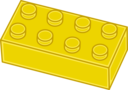 Yellow Lego Brick