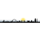 download London Skyline 2 0 clipart image with 0 hue color
