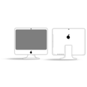 download Imac clipart image with 0 hue color