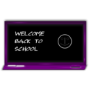 download Black Board clipart image with 270 hue color