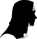 Catholic Nun Silhouette Profile