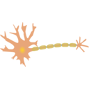 download Single Neuron clipart image with 0 hue color
