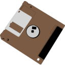 download Diskette clipart image with 180 hue color