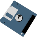 download Diskette clipart image with 0 hue color
