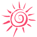 download Simple Sun Motif clipart image with 315 hue color
