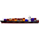 download Container Ship clipart image with 0 hue color