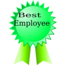 download Best Employee clipart image with 90 hue color