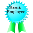 download Best Employee clipart image with 135 hue color
