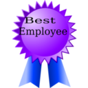download Best Employee clipart image with 225 hue color