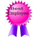 download Best Employee clipart image with 270 hue color