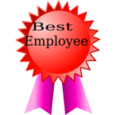 download Best Employee clipart image with 315 hue color