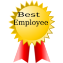download Best Employee clipart image with 0 hue color
