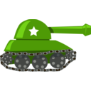 download Cartoon Tank clipart image with 0 hue color