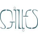 download Ambigramme Gilles clipart image with 90 hue color