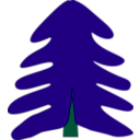 download Spruce clipart image with 135 hue color