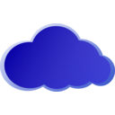 download Nube Azul clipart image with 45 hue color