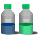 download Reagent Bottle clipart image with 270 hue color