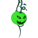 download Cartoon Jack O Lantern Pumpkin clipart image with 90 hue color