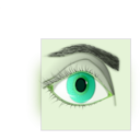 download Ojo clipart image with 90 hue color