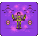 download Fro Bro Peace Yo clipart image with 270 hue color