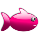 download Glossy Fish 1 clipart image with 90 hue color