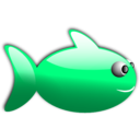 download Glossy Fish 1 clipart image with 270 hue color